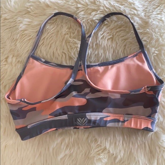 Forever 21 Active Pink Gray Camo Sports Bra - XS - Picture 2 of 3